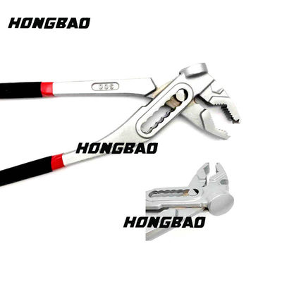 6 นิ้ว 7 นิ้ว 8 นิ้ว 12 คีมปั๊มน้ำพร้อมค้อน 2 ใน 1 เครื่องมือเจ้าเนื้อ CRV 12 ท่อ D4