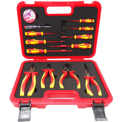 Hobo VDE Tool Set Insulated Voltage Tester Sticker Tape ไขควงไฟฟ้า แพ็ค 12 ชิ้น