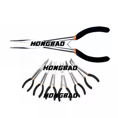 Long Reach Long Nose Pliers Needle Cutting Extra Beveled Teeth Clip