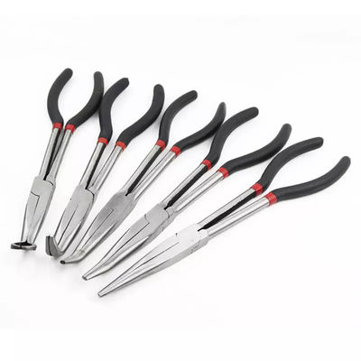 Long Reach Long Nose Pliers Needle Cutting Extra Beveled Teeth Clip