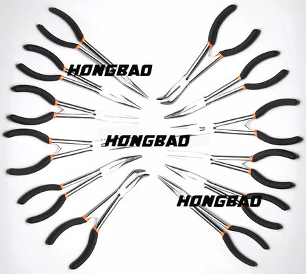 Long Reach Long Nose Pliers Needle Cutting Extra Beveled Teeth Clip