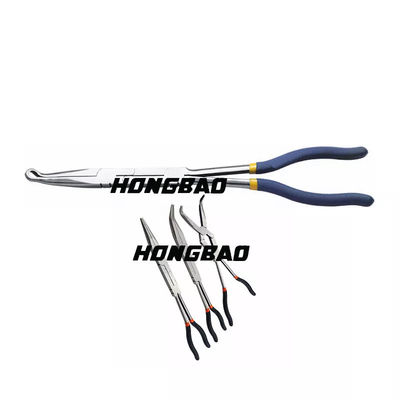 280mm 11&quot; 13&quot; Long Reach Pliers Double X Joint 8mm Hose Tube Clip Cable Holding