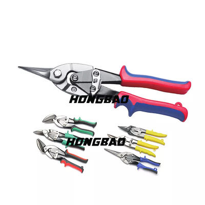 มือซ้าย Electric Heavy Duty Aviation Snips สีเหลือง 9 10&quot;