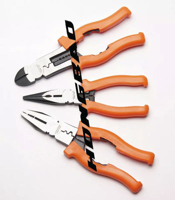 7 9 นิ้ว 8 นิ้ว Combination Linesman Pliers ฉนวน Nipper Cutter Long Body