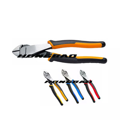 8 &quot;10 นิ้ว Heavy Duty Diagonal คีมเครื่องมือเครื่องมือไขมันหัวใหญ่ S ประเภท Bent Body