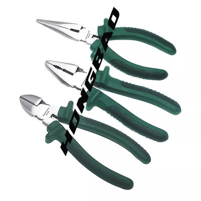 การออกแบบตามหลักสรีรศาสตร์อุตสาหกรรมคุณภาพดีที่สุด 6 8 &quot;คีมตัดร่วมนอกรีตประหยัดพลังงานคีมเยื้องศูนย์การทำงาน