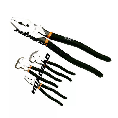 Drop Forged 10 12 &quot;คีมรั้วอเนกประสงค์หัวใหญ่มืออาชีพ Linesman Heavy Duty Combination Pliers
