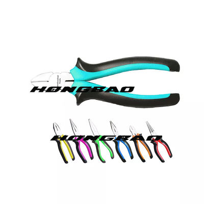 5&quot; 6&quot; 8 In คีมตัดแนวทแยงเครื่องตัดด้านข้างแบบยุโรป Drop Forged Ergonomics Soft Grip