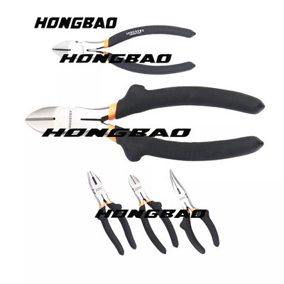 6&quot; 7.5&quot; 8&quot; คีมตัดทแยงหุ้มฉนวน USA Type High Shoulder 45# Carbon Steel