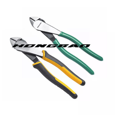 8 &quot;10 นิ้ว Heavy Duty Diagonal คีมเครื่องมือเครื่องมือไขมันหัวใหญ่ S ประเภท Bent Body