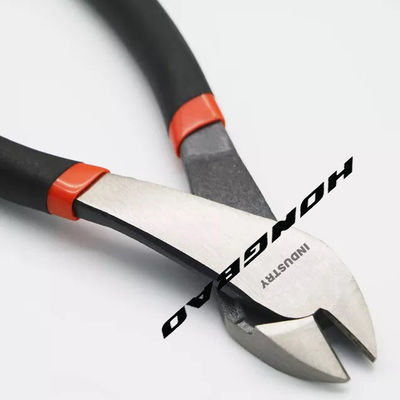 คีมตัดข้างแนวทแยง 1000v 180mm 6" หัวมุมก้มตัวจมูก 8 11" หัวเรียว