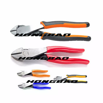 8 &quot;10 นิ้ว Heavy Duty Diagonal คีมเครื่องมือเครื่องมือไขมันหัวใหญ่ S ประเภท Bent Body