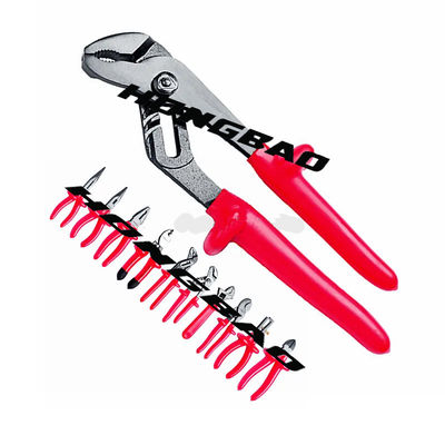9-1/2 &quot;1000 V แรงดันไฟฟ้าฉนวน Dipped Handle Grip D4 คีมปั๊มน้ำ 1000V Heavy Duty เครื่องมือประปาคีมปั๊มน้ำ