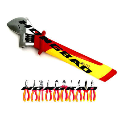 6 7 8 &quot;Combination Vde Plier Set 1000V Plastic Grip Handle คีมตัดไฟฟ้ากระแสสลับ