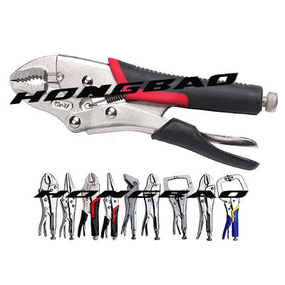 5 7 10 นิ้ว Vise Grip คีมล็อคปากกว้างเครื่องมือประเภท Gourd เปิดตรงรอบ