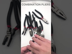 USA คีมตัดลวดหุ้มฉนวนข้อต่อเหล็กกล้าคาร์บอนด้ามจุ่ม 6 