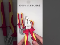 1000V Vde Hand Tool Set 200mm 8 Inch Insulated ลวด คีมปอกสายไฟ Crimping